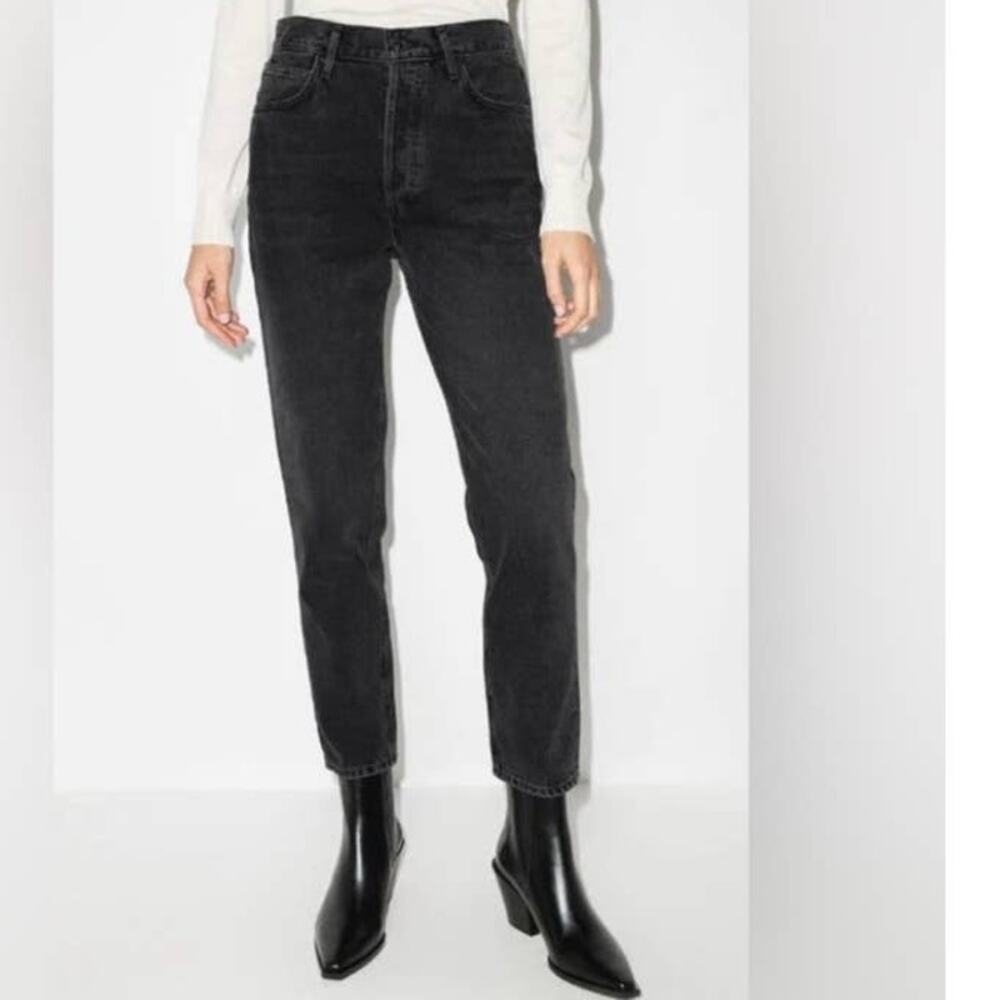 AGOLDE Tapered Slim Black Stretch Jeans Radstone NWT 30